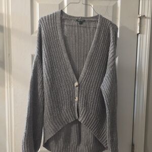 Wild Fable Gray Button-Up Cardigan